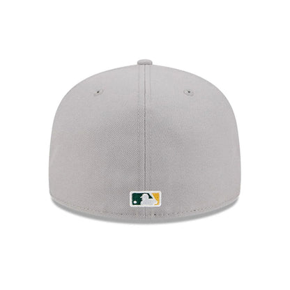 This is a Oakland Athletics MLB Cracked Grey 59FIFTY Fitted Cap 7