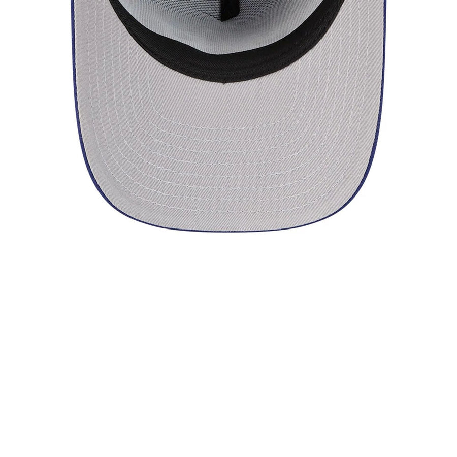 This is a LA Dodgers MLB Cartoon Dark Blue 59FIFTY A-Frame Fitted Cap 2