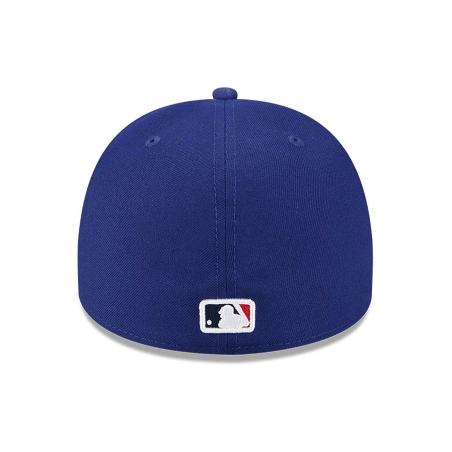 This is a LA Dodgers MLB Cartoon Dark Blue 59FIFTY A-Frame Fitted Cap 7