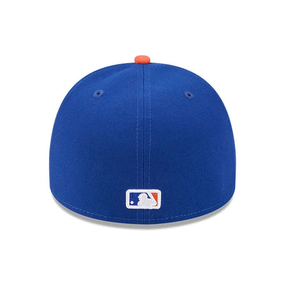 Pictured is this MLB Cartoon New York Mets 59FIFTY A-Frame Fitted cap in blue. 7