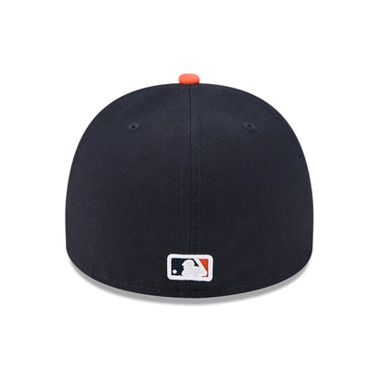 Pictured is this MLB Cartoon Houston Astros 59FIFTY A-Frame Fitted cap in navy. 7