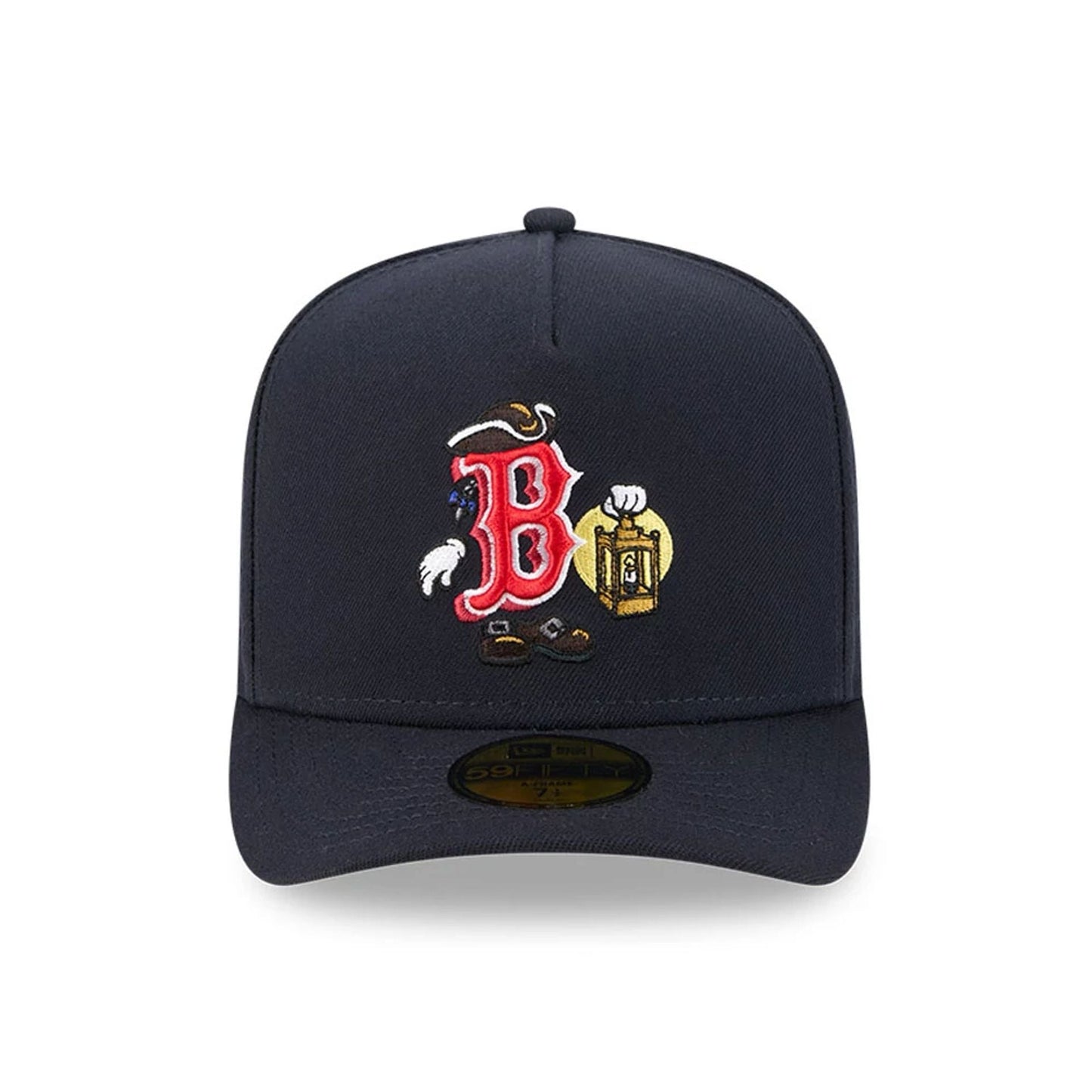This is a Boston Red Sox MLB Cartoon Navy 59FIFTY A-Frame Fitted Cap 3