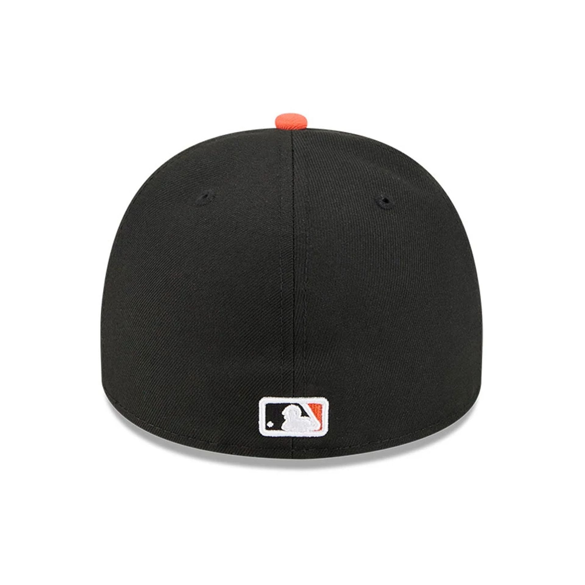Pictured is this MLB Cartoon San Francisco Giants 59FIFTY A-Frame Fitted cap in black. 7
