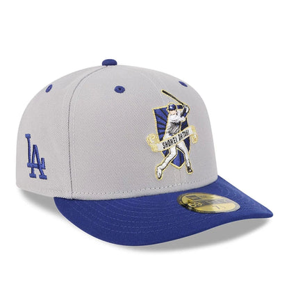 This is a LA Dodgers MLB Player Grey 59FIFTY Fitted Cap 1