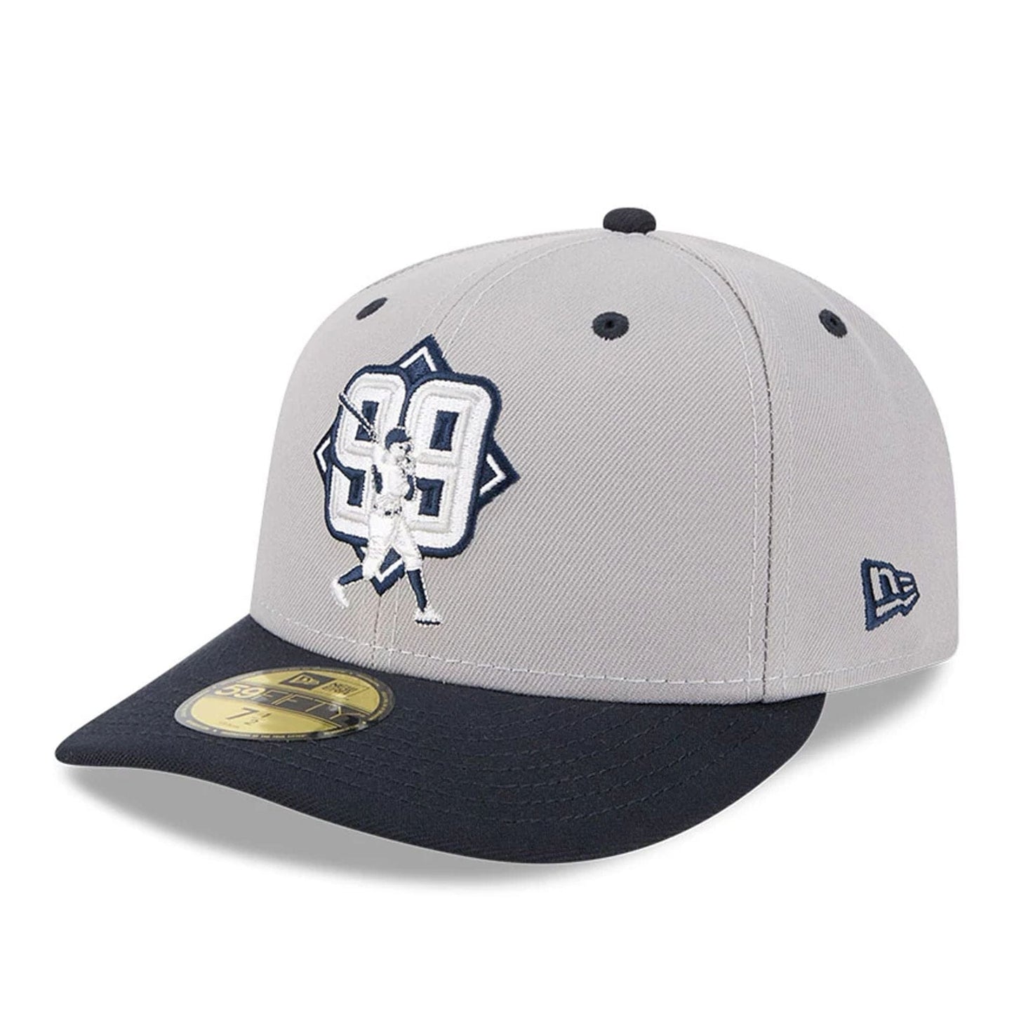 This is a New York Yankees MLB Player Grey 59FIFTY Fitted Cap 4