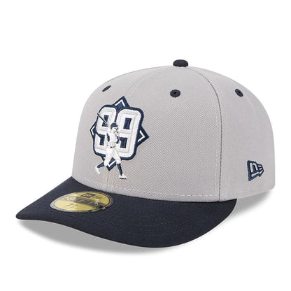 This is a New York Yankees MLB Player Grey 59FIFTY Fitted Cap 4