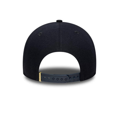 Pictured is this MLB Emblem Detroit Tigers 9FORTY M-Crown A-Frame cap in navy. 5