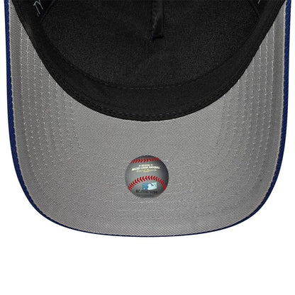Pictured is this MLB Emblem LA Dodgers 9FORTY M-Crown A-Frame cap in dark blue. 2