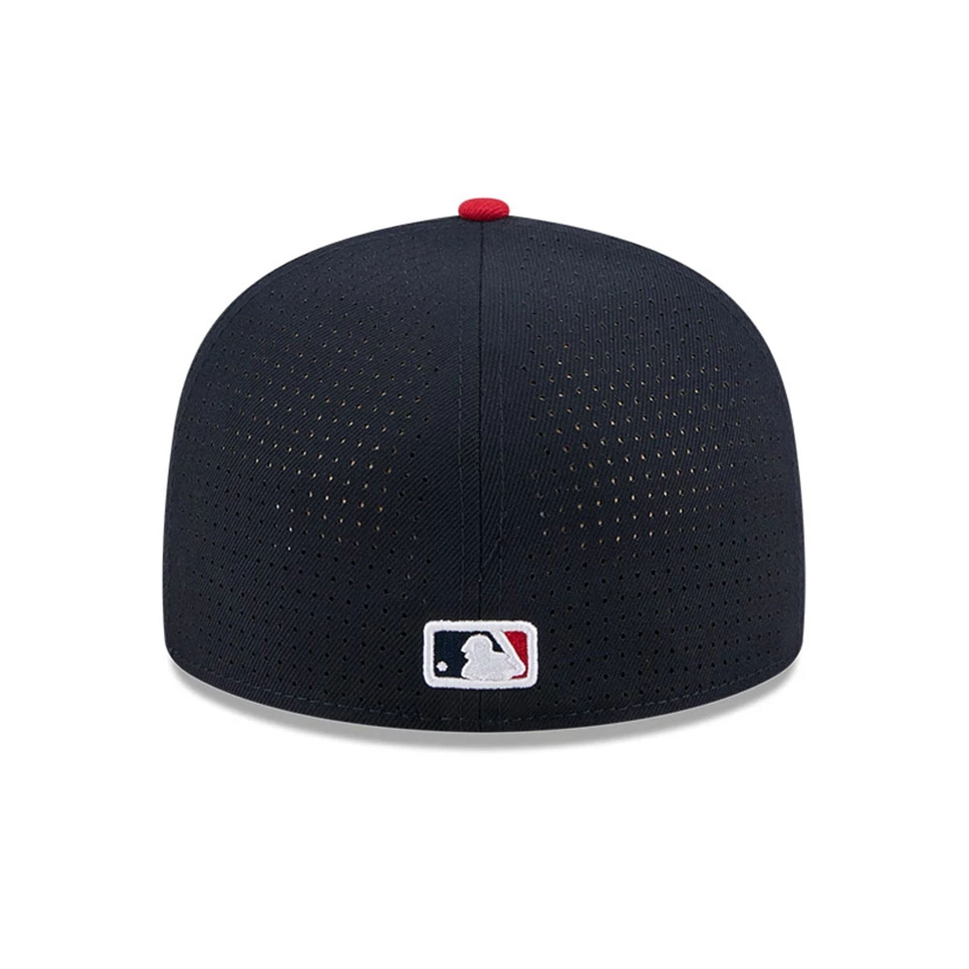 This is a Atlanta Braves MLB 2025 All Star Game Navy Split Panel 59FIFTY Fitted Cap 7