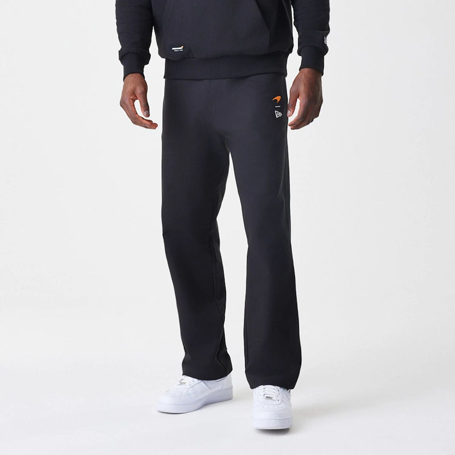 The Male model is wearing McLaren Racing Woven Black Joggers  6