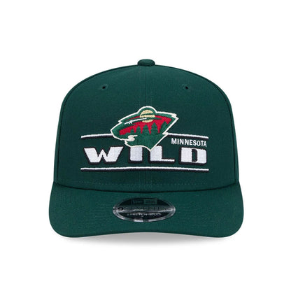 This is a Minnesota Wild NHL Stated Dark Green 9SEVENTY Stretch Snap Adjustable Cap 3