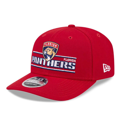 This is a Florida Panthers NHL Stated Red 9SEVENTY Stretch Snap Adjustable Cap 1