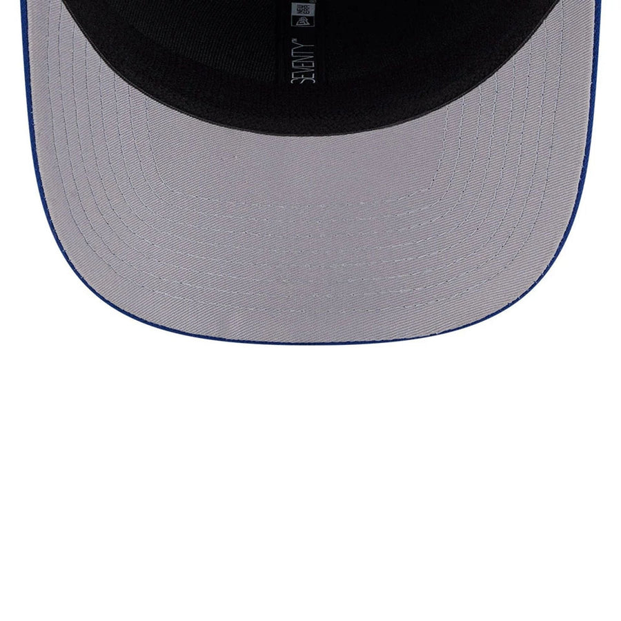 This is a Edmonton Oilers NHL Stated Blue 9SEVENTY Stretch Snap Adjustable Cap 2