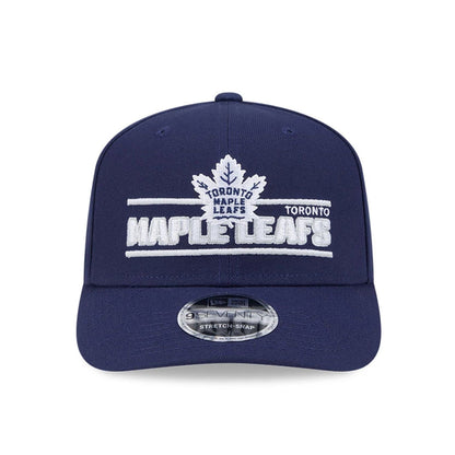 This is a Toronto Maple Leafs NHL Stated Navy 9SEVENTY Stretch Snap Adjustable Cap 3