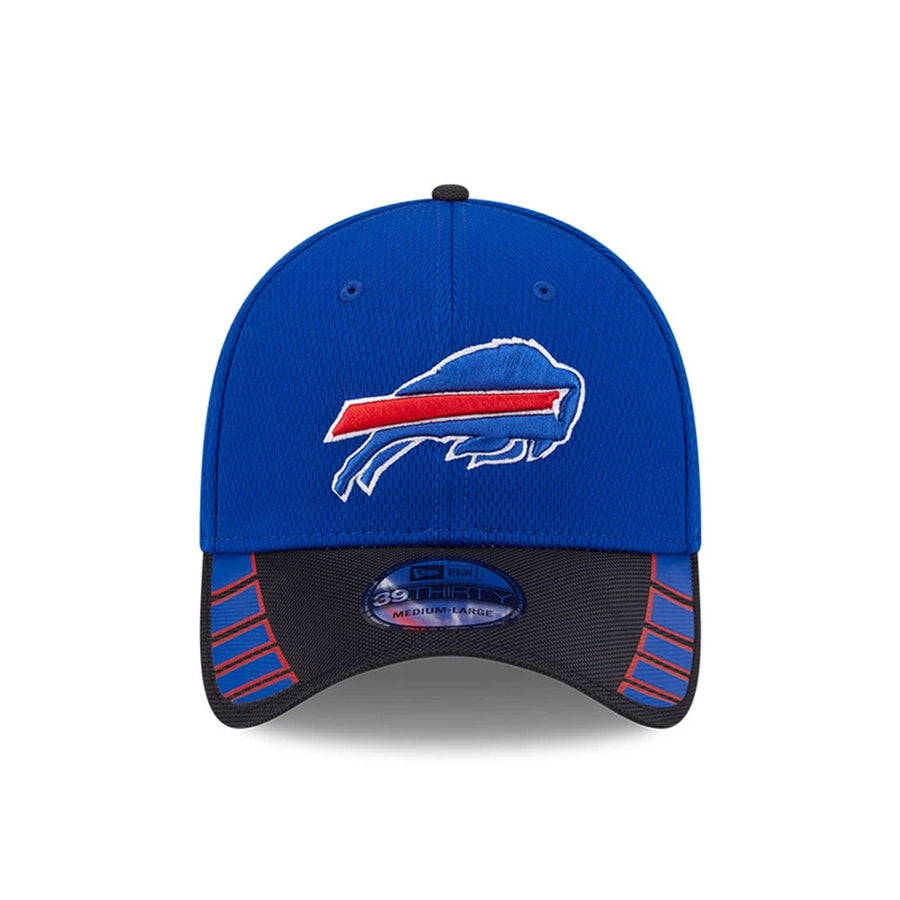 This is a Buffalo Bills NFL Visor Hit Blue 39THIRTY Stretch Fit Cap 2