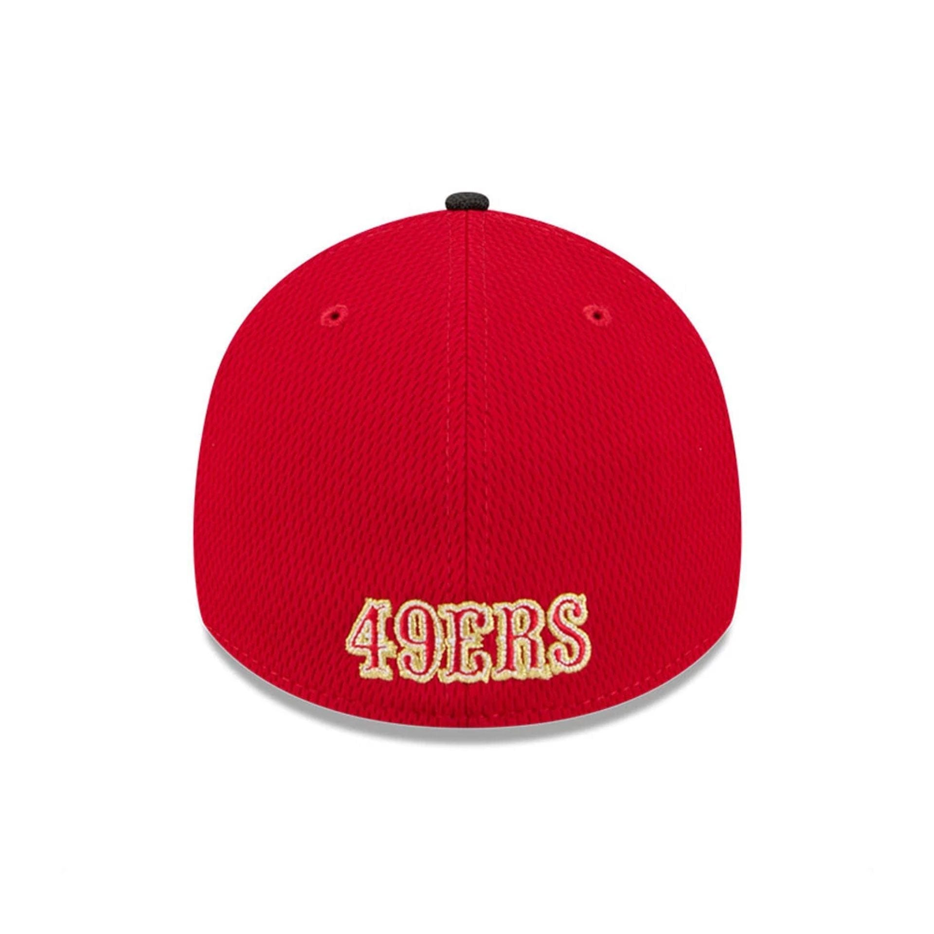 This is a San Francisco 49ers NFL Visor Hit Red 39THIRTY Stretch Fit Cap 4