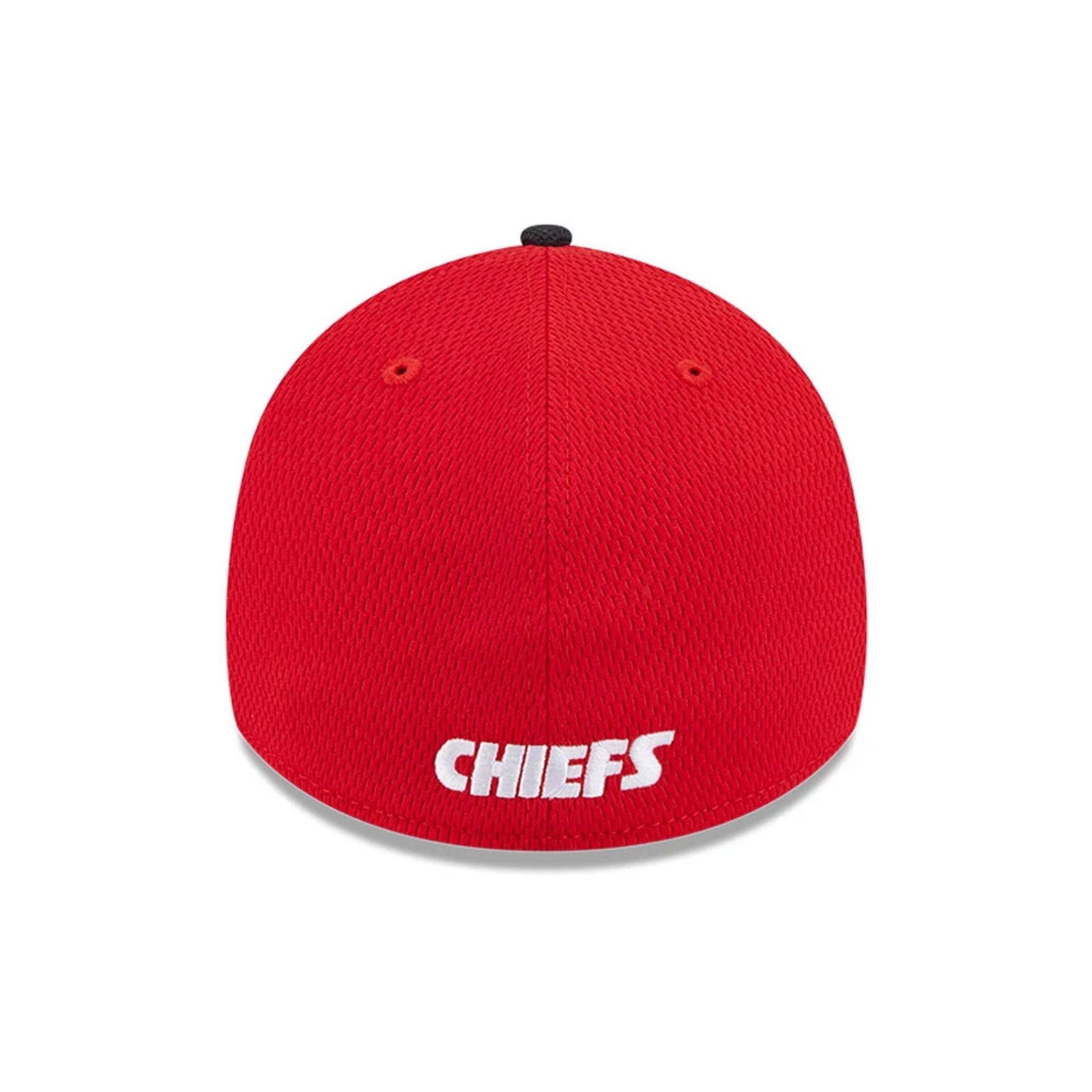 This is a Kansas City Chiefs NFL Visor Hit Red 39THIRTY Stretch Fit Cap 4