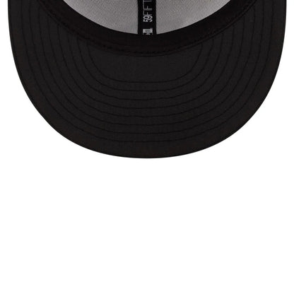 This is a Jacksonville Jaguars NFL Training 2025 White 59FIFTY Fitted Cap 6