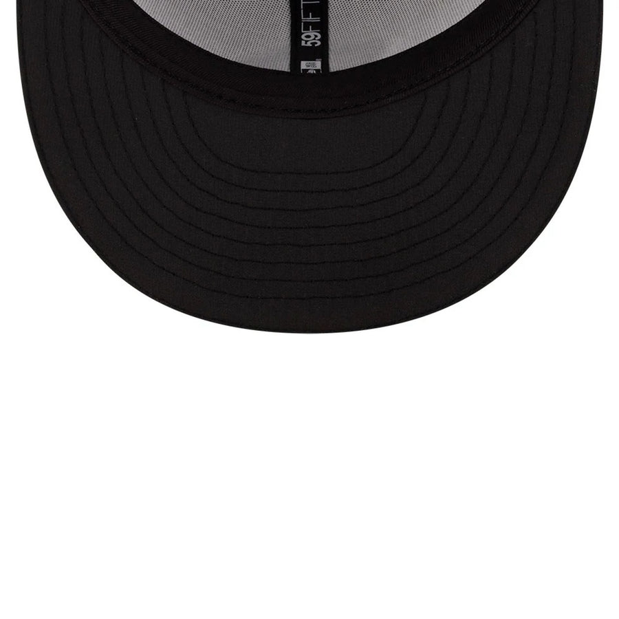 This is a Jacksonville Jaguars NFL Training 2025 White 59FIFTY Fitted Cap 6