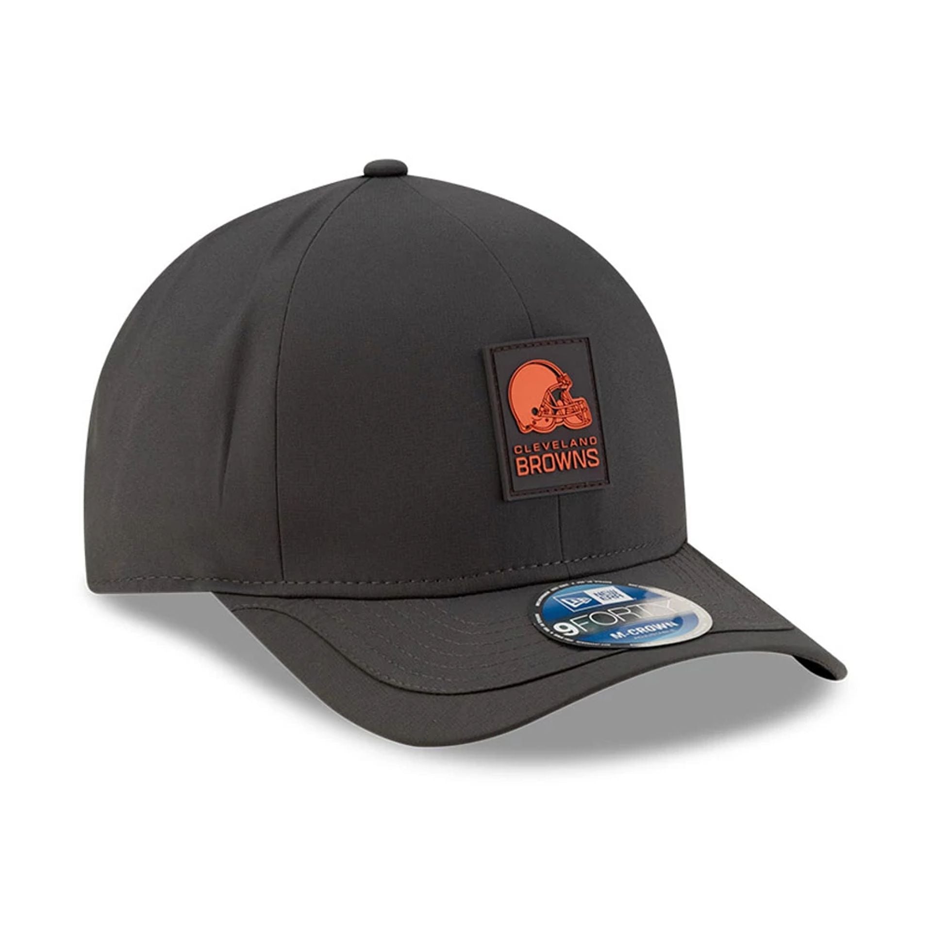 This is a Cleveland Browns NFL Sideline 2025 Charcoal 9FORTY M-Crown Adjustable Cap 4