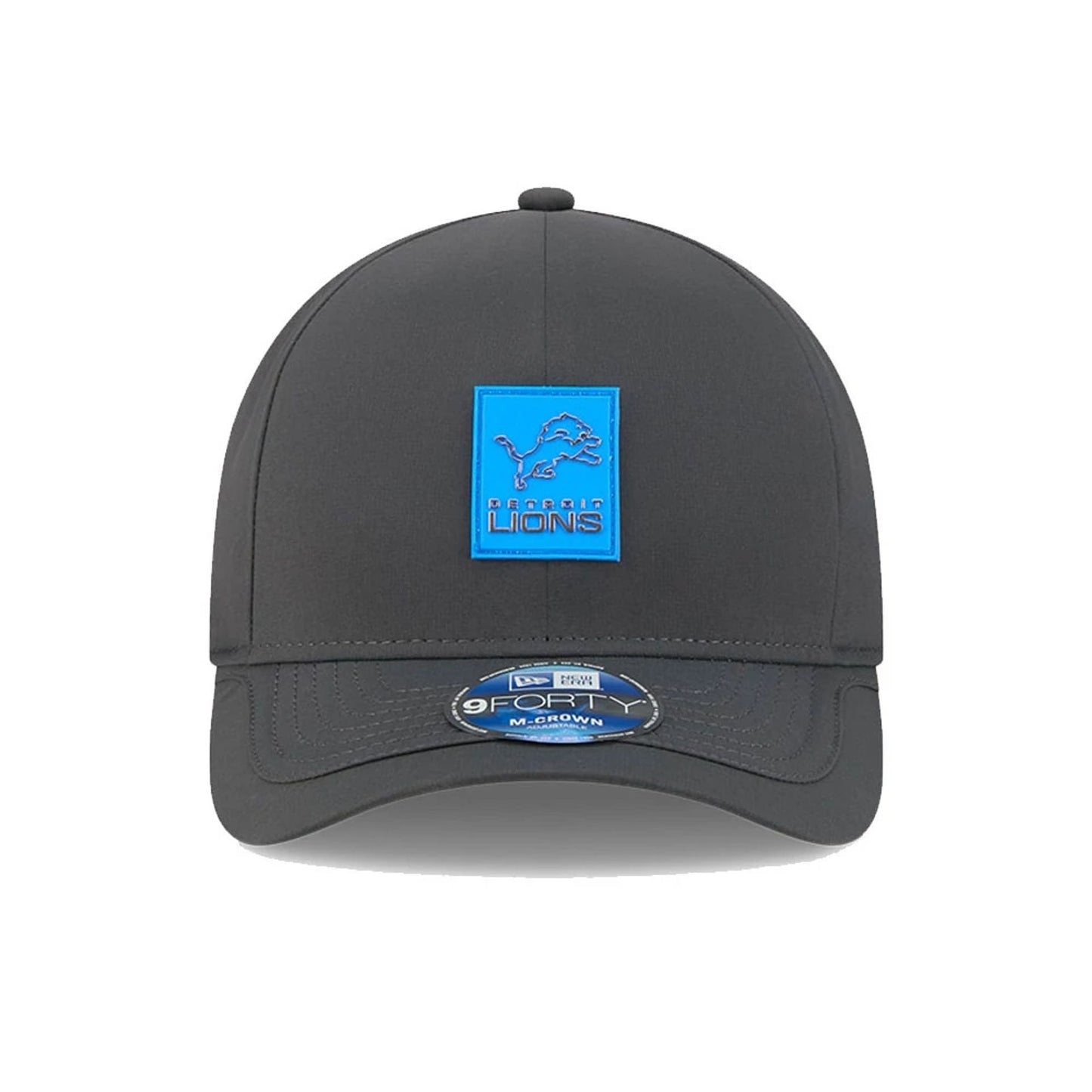 This is a Detroit Lions NFL Sideline 2025 Charcoal 9FORTY M-Crown Adjustable Cap 3
