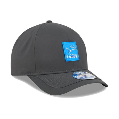 This is a Detroit Lions NFL Sideline 2025 Charcoal 9FORTY M-Crown Adjustable Cap 4