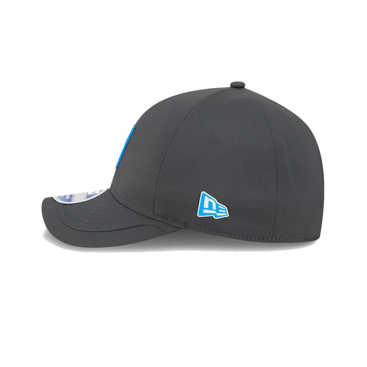 This is a Detroit Lions NFL Sideline 2025 Charcoal 9FORTY M-Crown Adjustable Cap 5