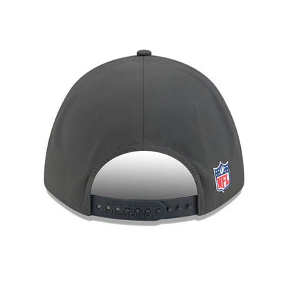 This is a Atlanta Falcons NFL Sideline 2025 Charcoal 9FORTY M-Crown Adjustable Cap 7