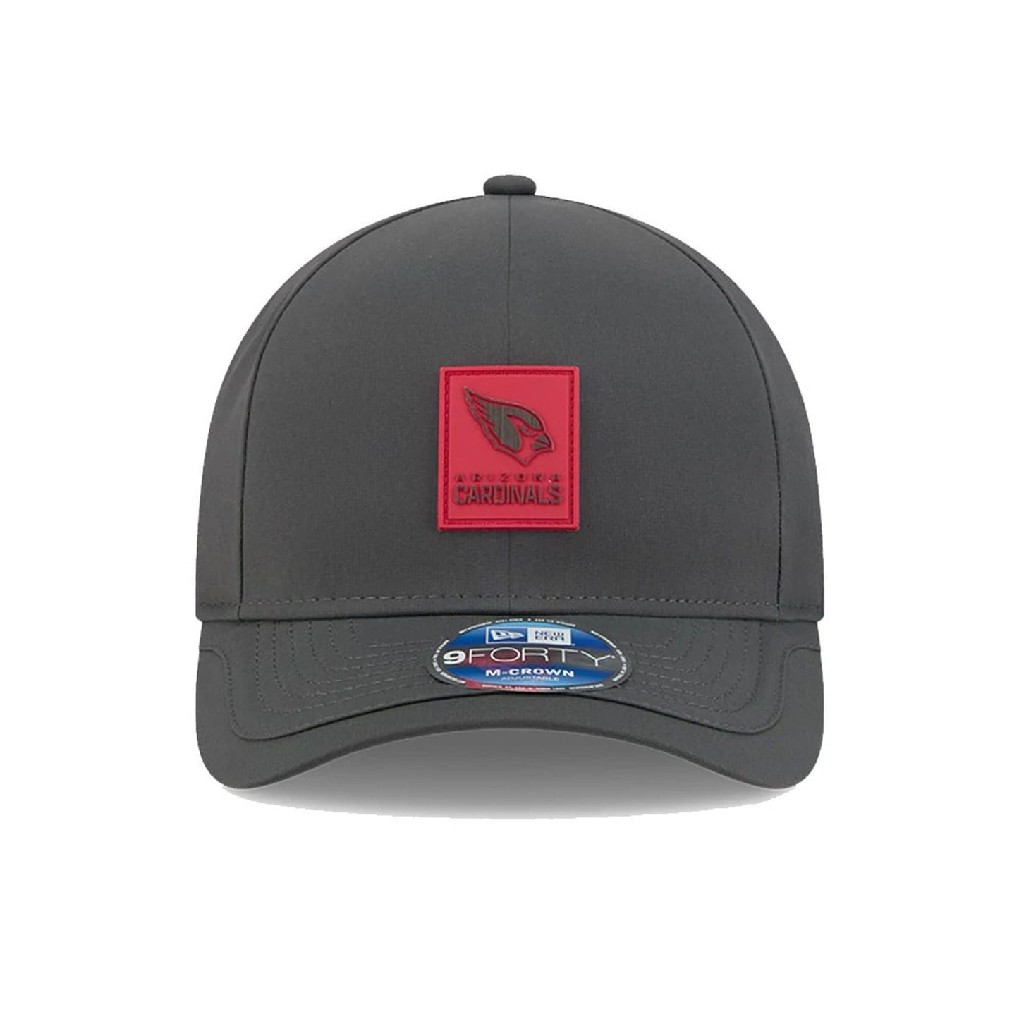 This is a Arizona Cardinals NFL Sideline 2025 Charcoal 9FORTY M-Crown Adjustable Cap 3
