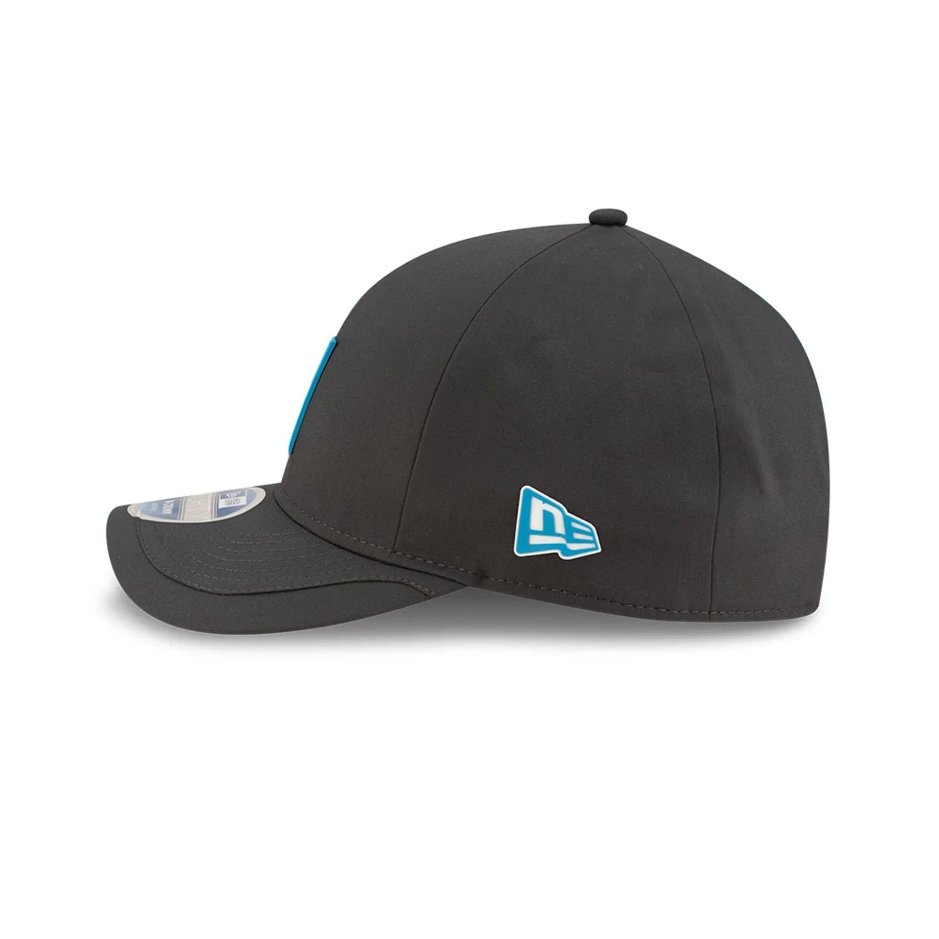 This is a Carolina Panthers NFL Sideline 2025 Charcoal 9FORTY M-Crown Adjustable Cap 4