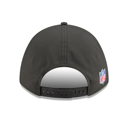 This is a Carolina Panthers NFL Sideline 2025 Charcoal 9FORTY M-Crown Adjustable Cap 5