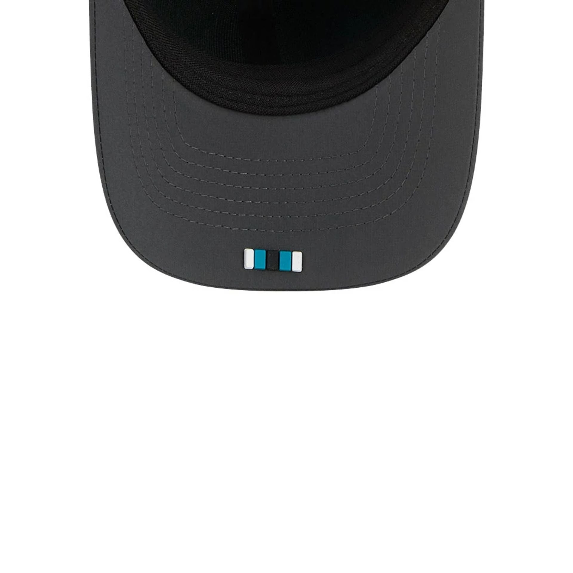 This is a Jacksonville Jaguars NFL Sideline 2025 Charcoal 9FORTY M-Crown Adjustable Cap 2