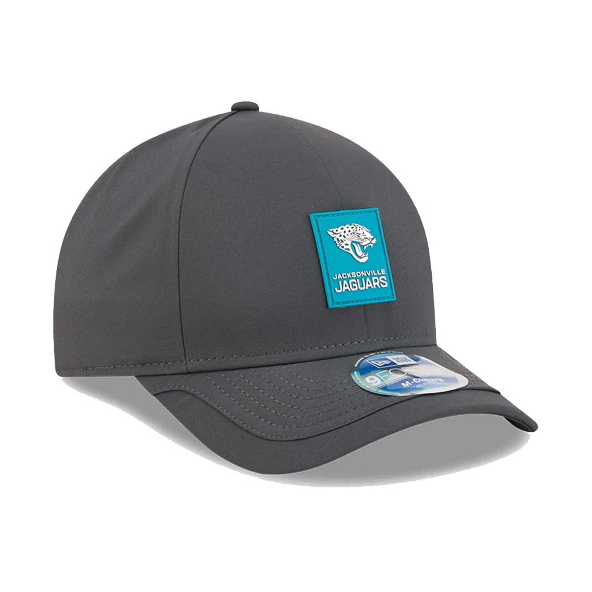 This is a Jacksonville Jaguars NFL Sideline 2025 Charcoal 9FORTY M-Crown Adjustable Cap 4