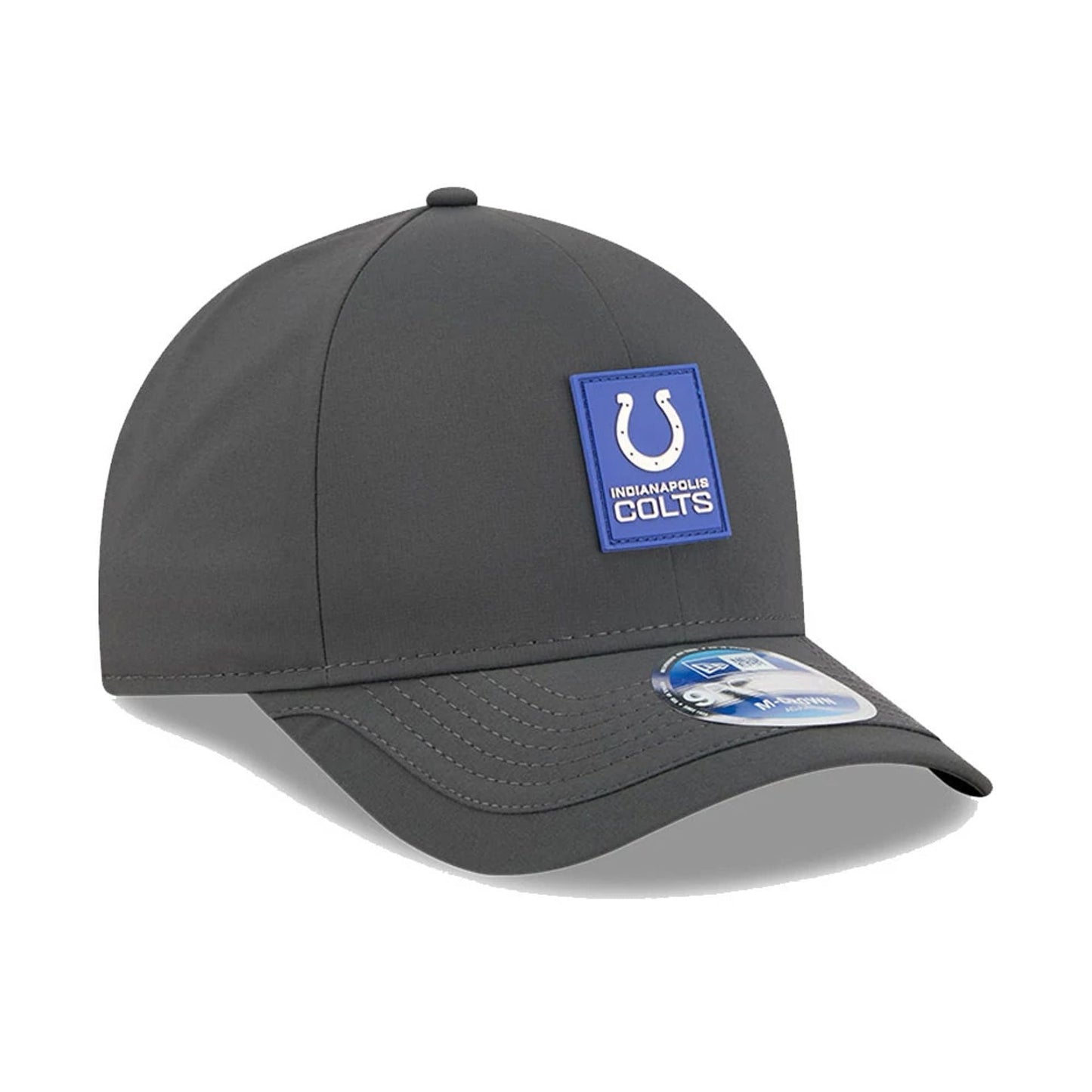 This is a Indianapolis Colts NFL Sideline 2025 Charcoal 9FORTY M-Crown Adjustable Cap 4