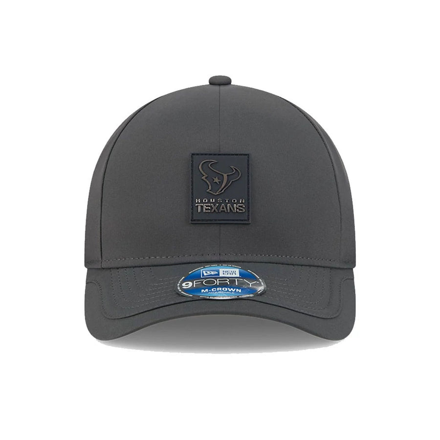 This is a Houston Texans NFL Sideline 2025 Charcoal 9FORTY M-Crown Adjustable Cap 3