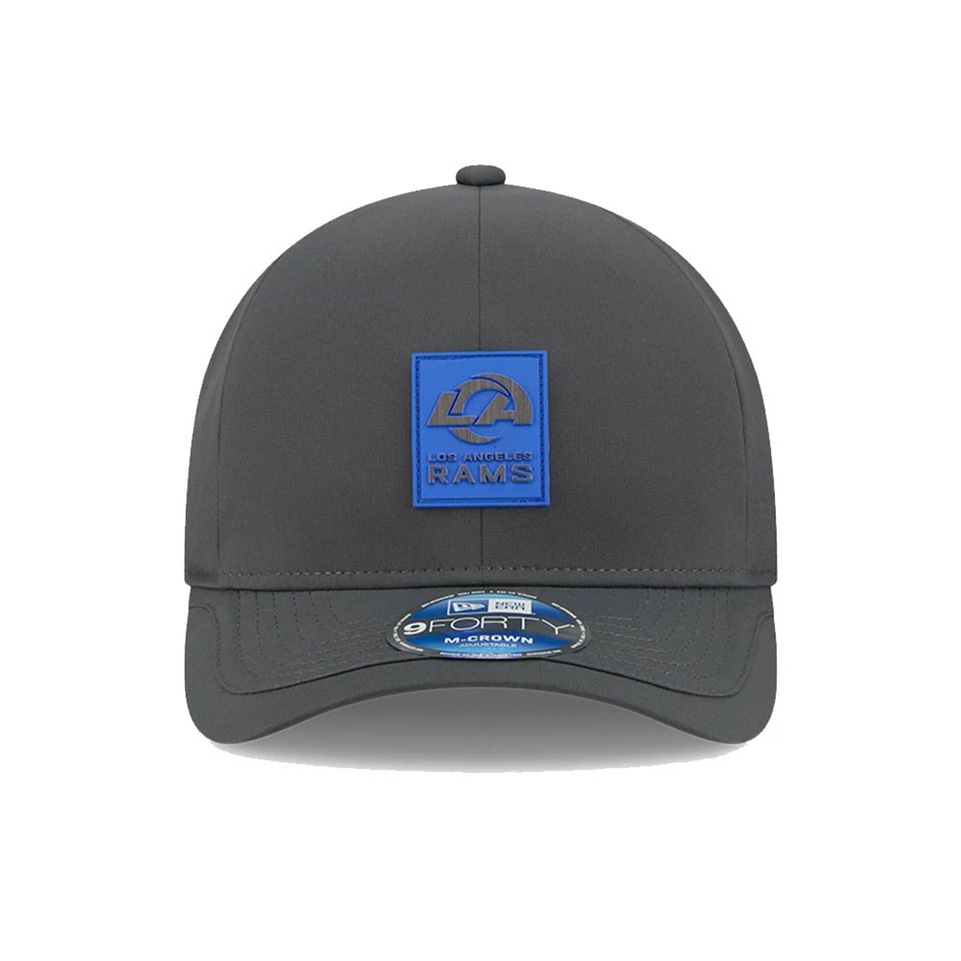 This is a LA Rams NFL Sideline 2025 Charcoal 9FORTY M-Crown Adjustable Cap 3