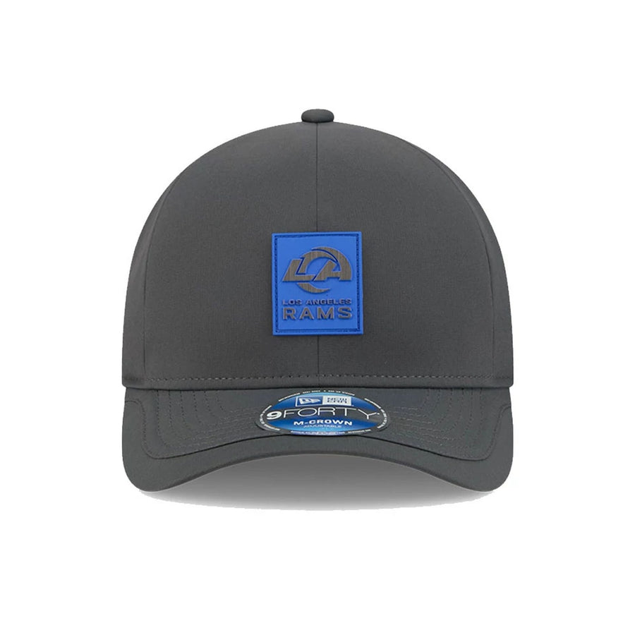 This is a LA Rams NFL Sideline 2025 Charcoal 9FORTY M-Crown Adjustable Cap 3