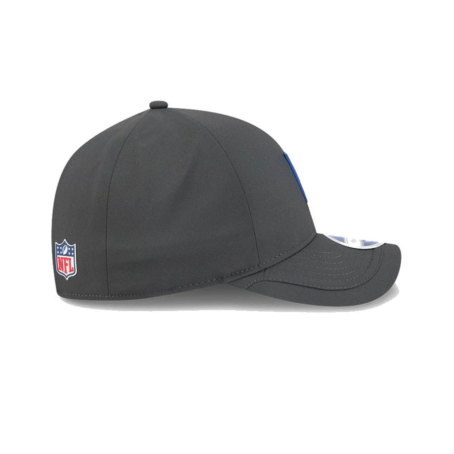 This is a LA Rams NFL Sideline 2025 Charcoal 9FORTY M-Crown Adjustable Cap 6