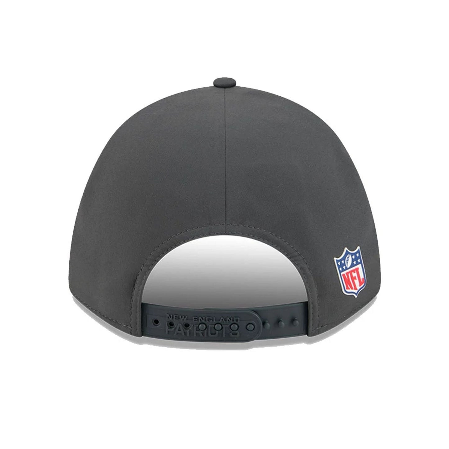 This is a New England Patriots NFL Sideline 2025 Charcoal 9FORTY M-Crown Adjustable Cap 7