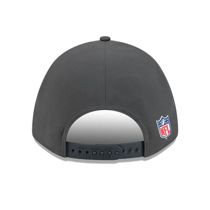 This is a New England Patriots NFL Sideline 2025 Charcoal 9FORTY M-Crown Adjustable Cap 7