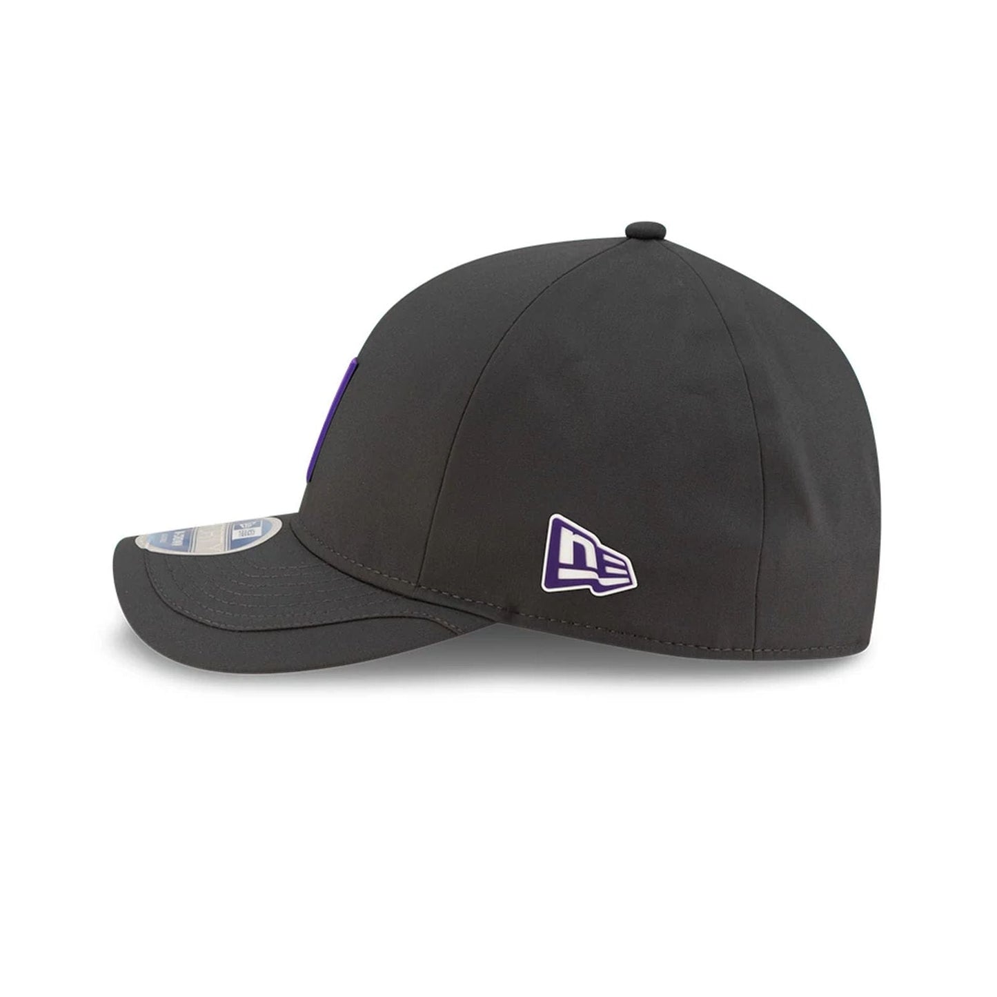 This is a Minnesota Vikings NFL Sideline 2025 Charcoal 9FORTY M-Crown Adjustable Cap 7