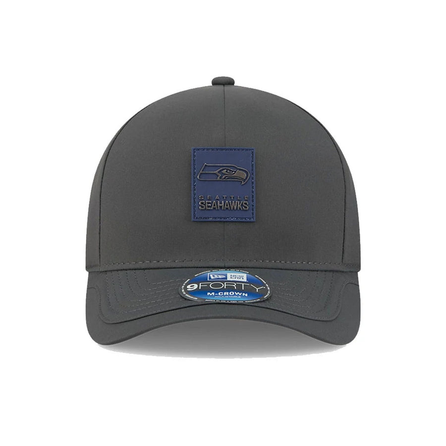 This is a Seattle Seahawks NFL Sideline 2025 Charcoal 9FORTY M-Crown Adjustable Cap 3
