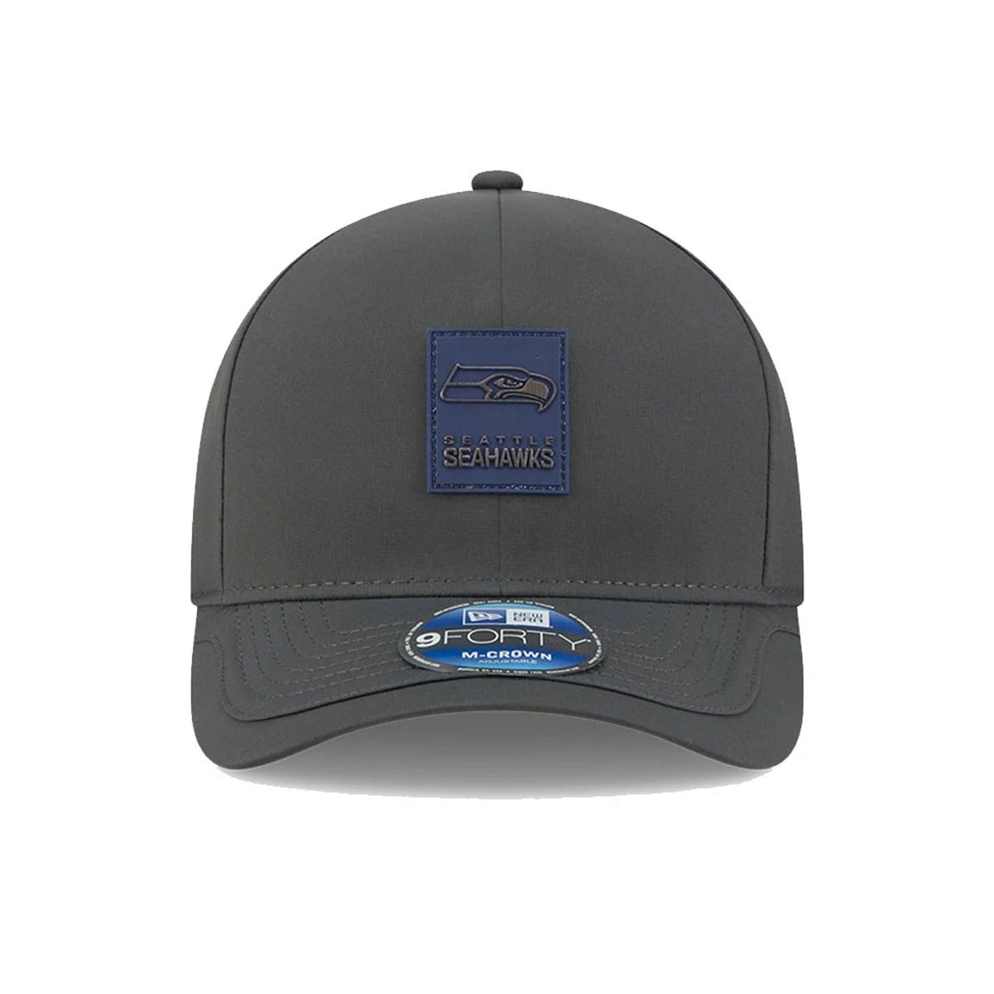 This is a Seattle Seahawks NFL Sideline 2025 Charcoal 9FORTY M-Crown Adjustable Cap 3