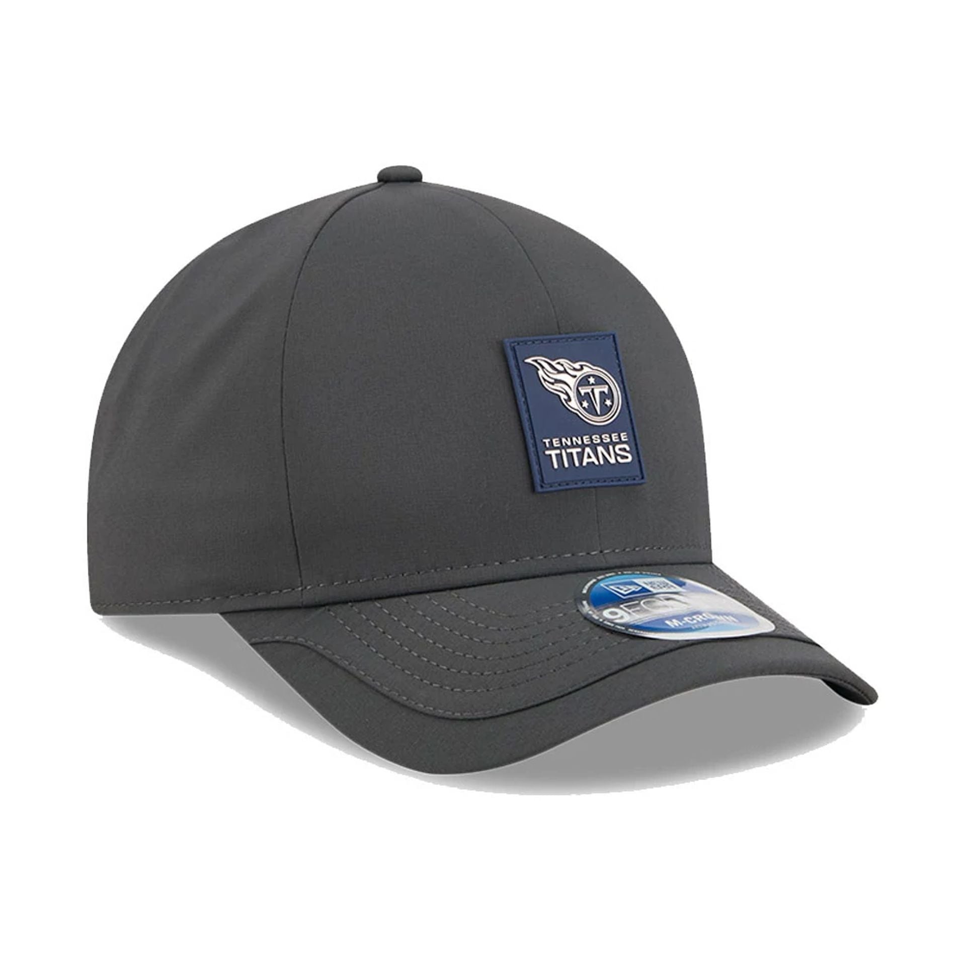 This is a Tennessee Titans NFL Sideline 2025 Charcoal 9FORTY M-Crown Adjustable Cap 4