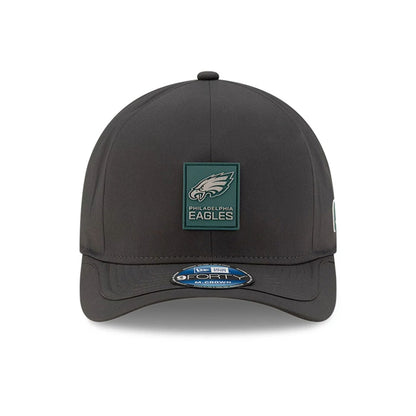 This is a Philadelphia Eagles NFL Sideline 2025 Charcoal 9FORTY M-Crown Adjustable Cap 2
