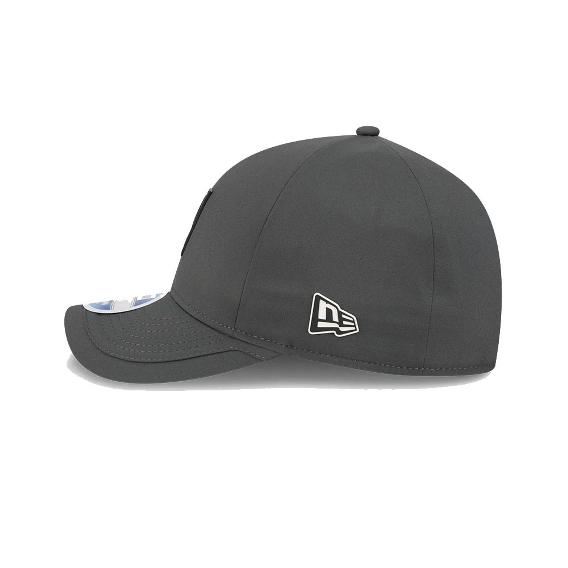 This is a Pittsburgh Steelers NFL Sideline 2025 Charcoal 9FORTY M-Crown Adjustable Cap 5