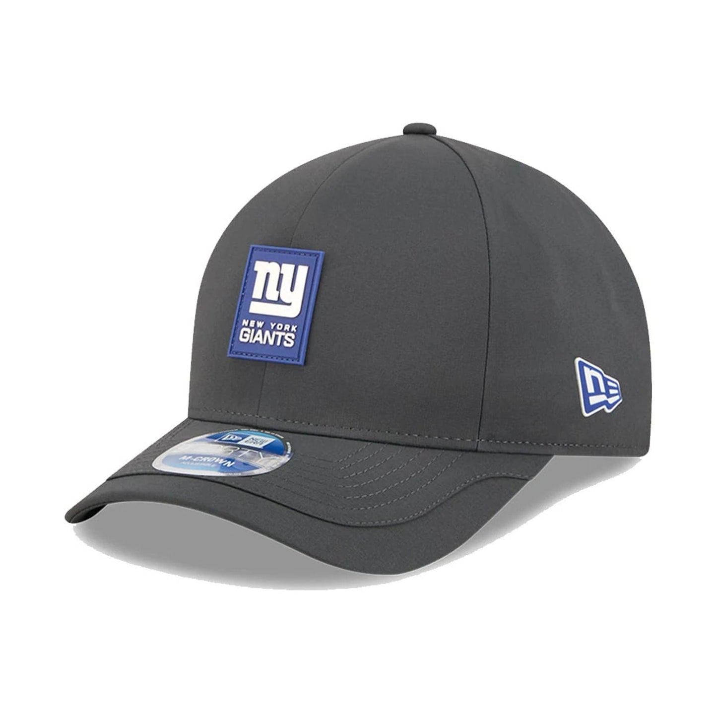This is a New York Giants NFL Sideline 2025 Charcoal 9FORTY M-Crown Adjustable Cap 1