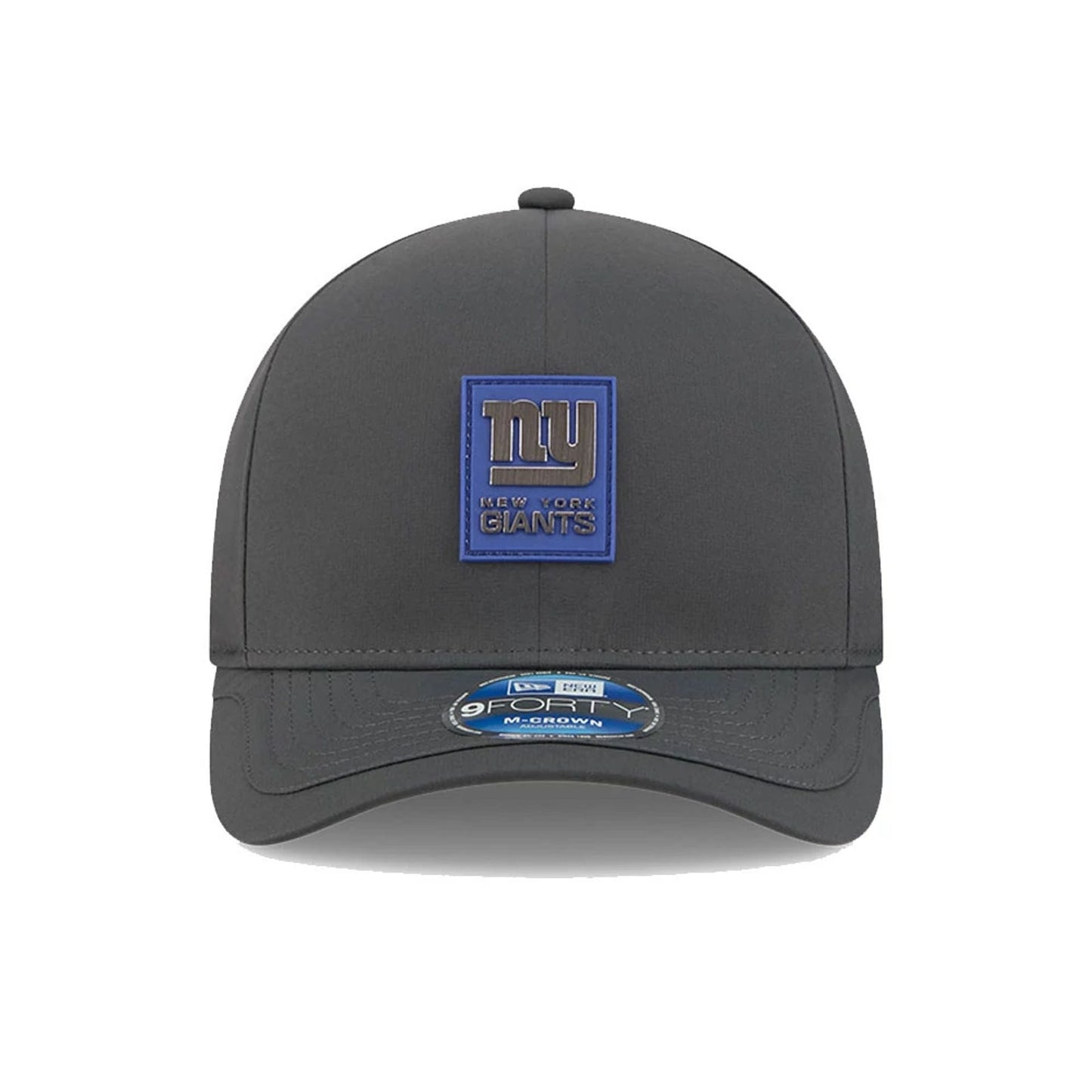 This is a New York Giants NFL Sideline 2025 Charcoal 9FORTY M-Crown Adjustable Cap 3