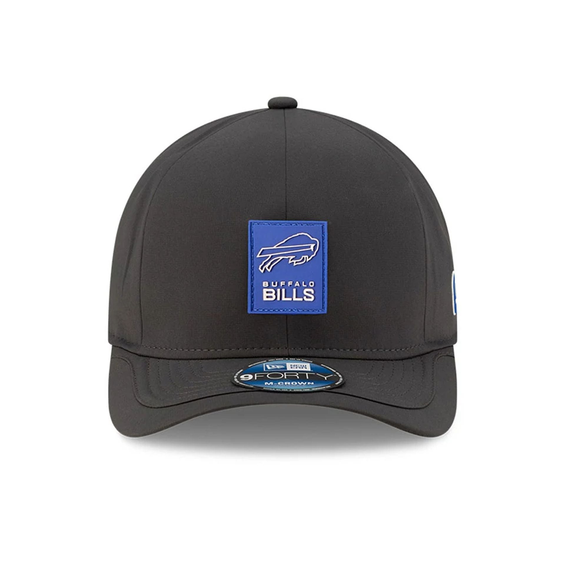 This is a Buffalo Bills NFL Sideline 2025 Charcoal 9FORTY M-Crown Adjustable Cap 2