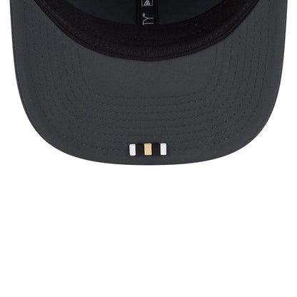 This is a New Orleans Saints NFL Sideline 2025 Charcoal 9SEVENTY Stretch Snap Adjustable Cap 2